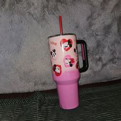 MICKEY AND MINNIE LOVE HUG COFFEE MUG