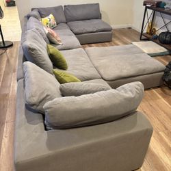 *Free Delivery* Gray Bobs Dream Modular Cloud Couch Sectional