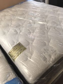 Sweet dreams blue gel mattress and box