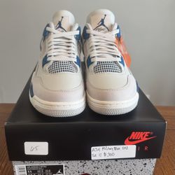 Deadstock Jordan Retro 4 Military Blue Size 11 2024 Release