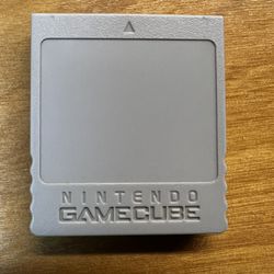  NINTENDO GAME CUBE MEMORY CARD