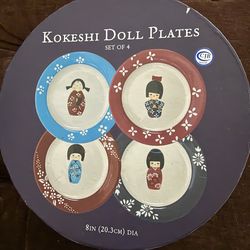 Kokeshi Doll Plates