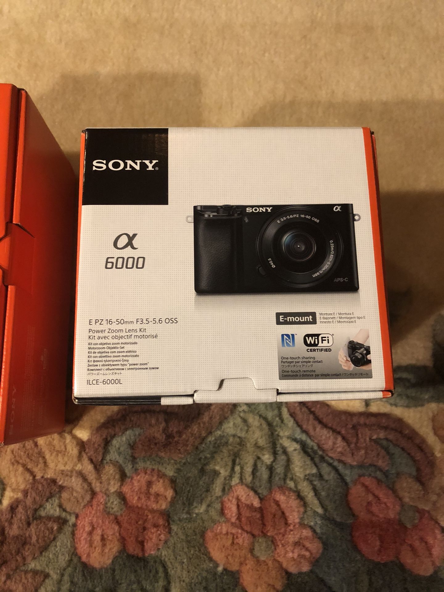 New Sony alpha a6000 silver