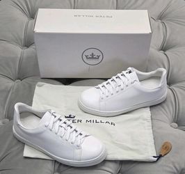 Peter Millar Vantage Lite Sneakers White Womens Golf Casual Shoes New In Box 7
