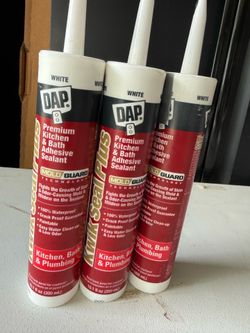 Kitchen and bath caulk.