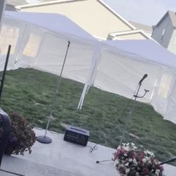 Four Tents  Pack Bundle Tent Event Garden Party Wedding 10x20 with Removable Sidewall Windows Weatherproof Strong💪🏼☔🌞💨2for300 Or 175 Each.. They R