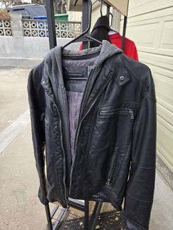 Size XS Calvin Klein Leather Jacket