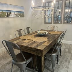 Solid Wood Dining Table  Custom Made!