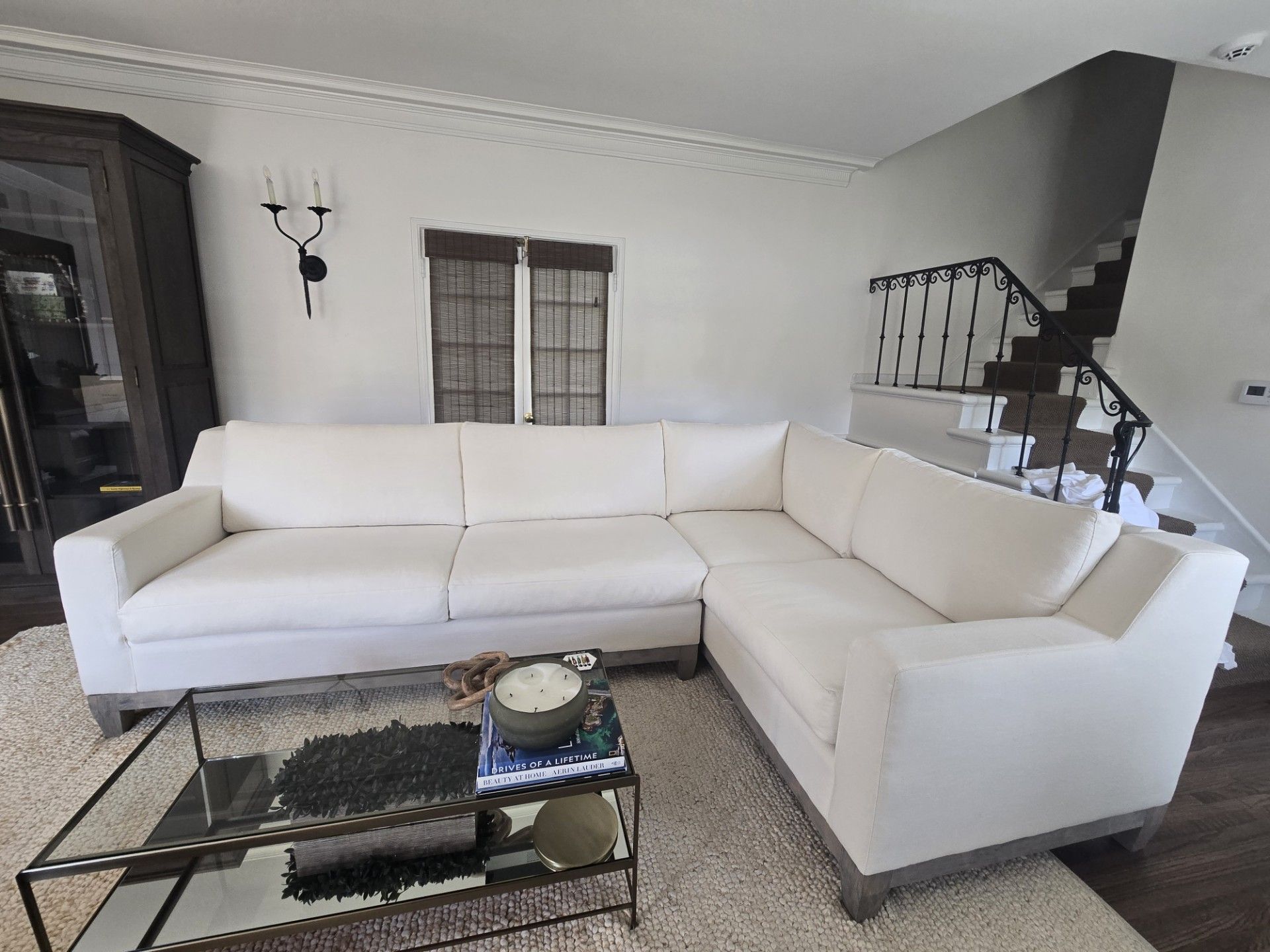 Custom White Couch