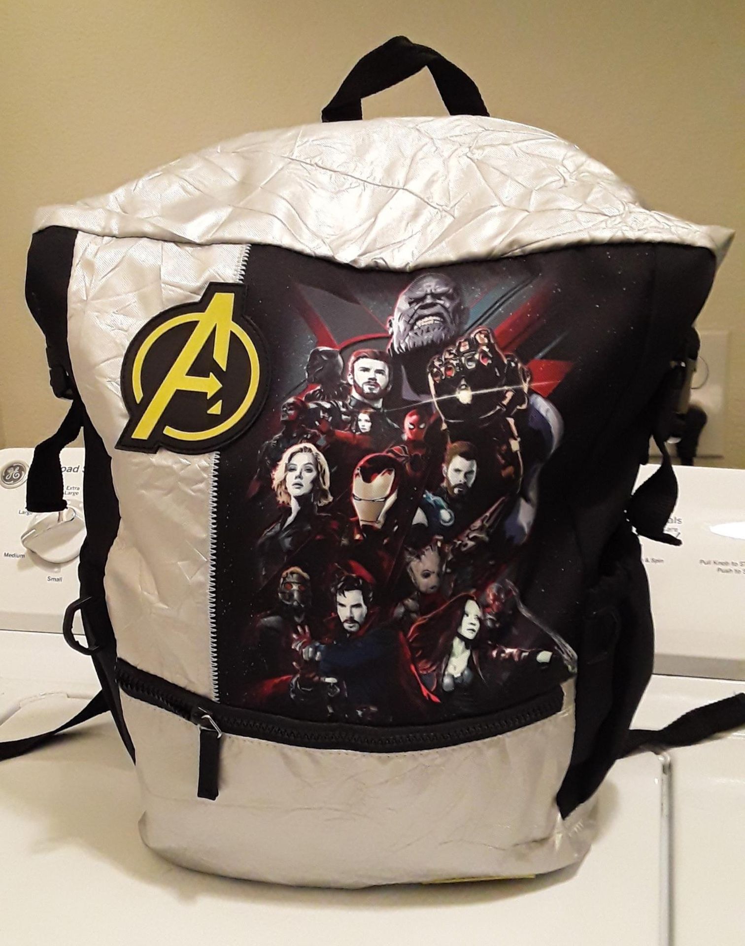 Disney store marvels avengers infinity war fold - top backpack silver