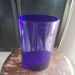 Cobalt Blue Flower Vase 