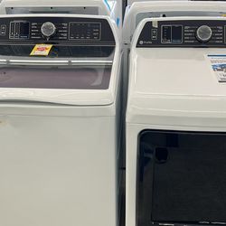 GE Profile Mega Capacity Top Load Washer And Gas Dryer - 1 Year Warranty 