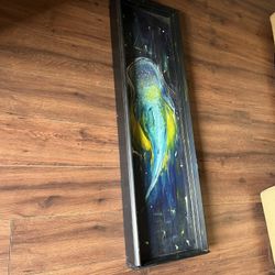 Handmade/painted Tray For Decor Or Ottoman