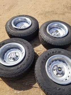 15x 8 Chevy / GMC truck wheels $750