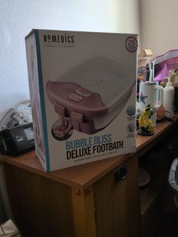 BUBBLE BLISS DELUXE FOOTBATH BRAND NEW $20 NEVER BEEN USED