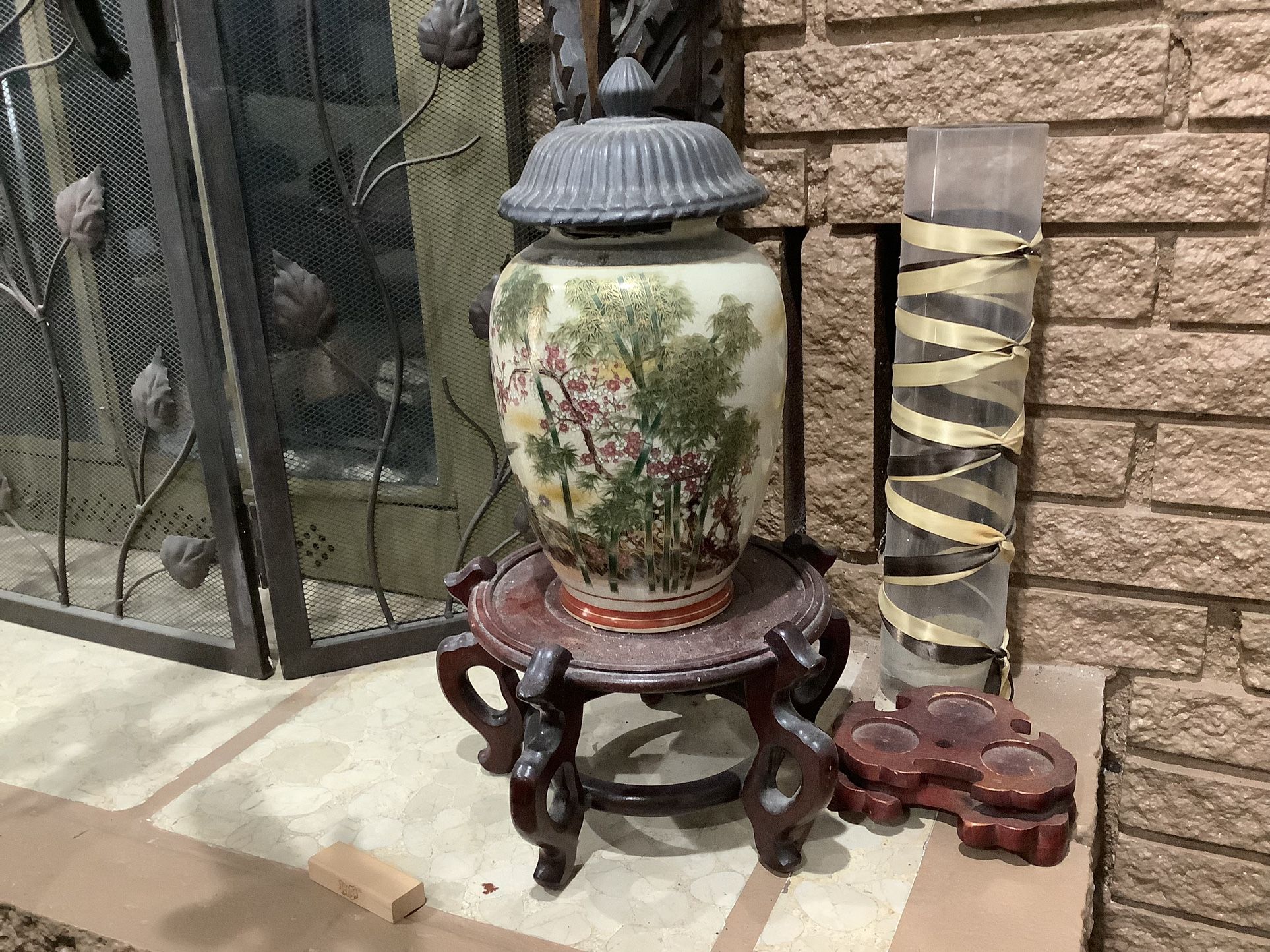 VASES AND STUFFED CAMEL FAMILY FOR SALE