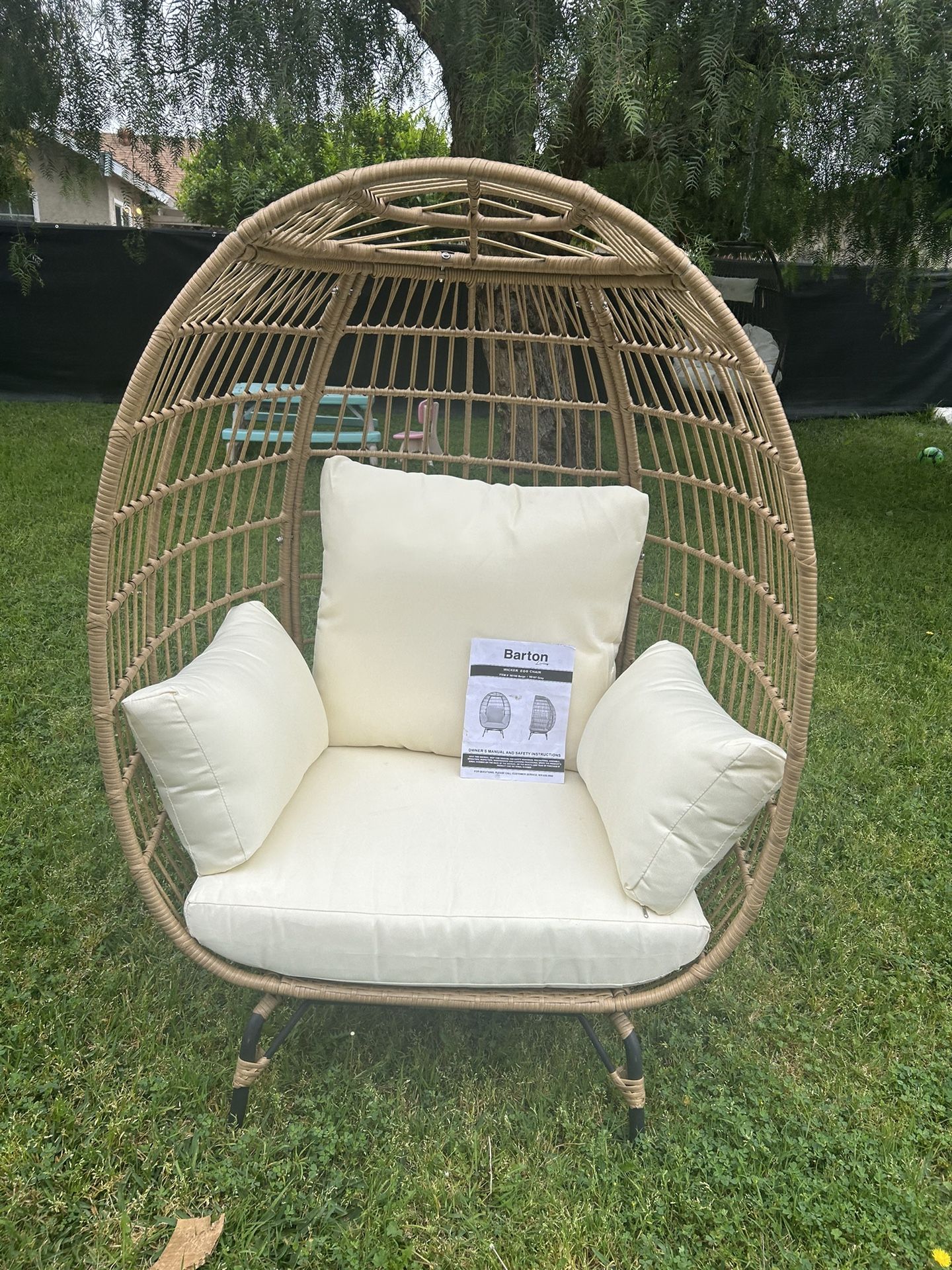 Egg Chair With Cushions 