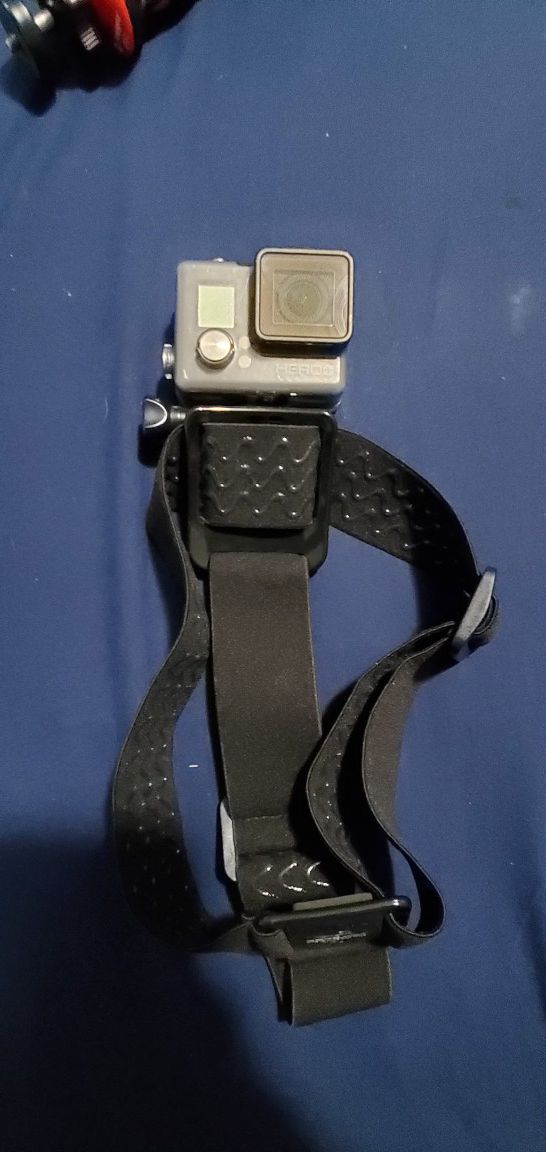 Gopro with headstrap
