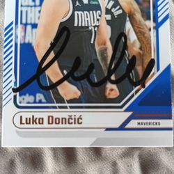 Luka Doncic On Card Autograph (Read Description For Details)
