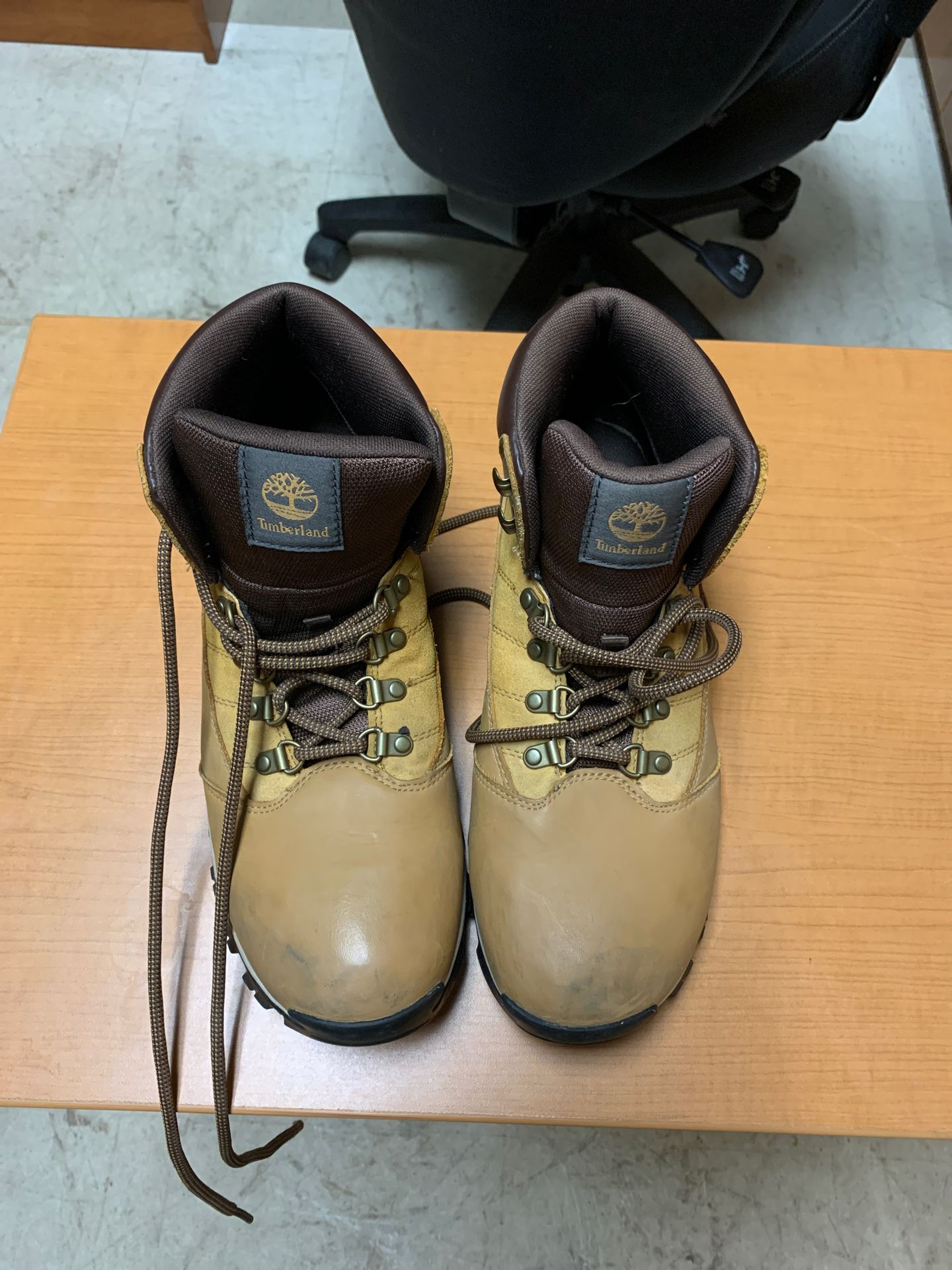 Timberland hiking boots, size ten