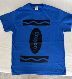 Blue Crayon Shirt/costume