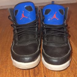 Nike Air Jordan Knicks 91 Men's Shoes Size 5.5 Black Royal Blue