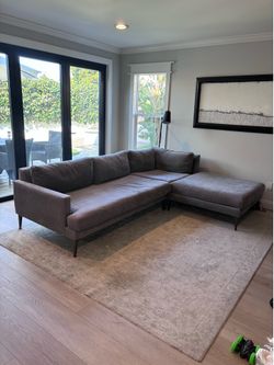 West Elm Andes Sectional Sofa 105”
