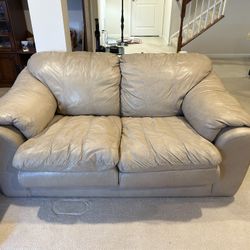 Leather Loveseat Couch