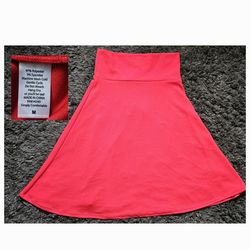 Lularoe azure red medium skirt bought for Valentine's day nwt removed tags the then away but never wore the skirt please check out other items to bund