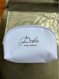 Dolce & Gabbana Lavender purple Cosmetic Case Bag Pouch Brand new  Approx 9” x 7”