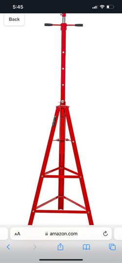 80" Car Shop 2ton Under hoist Tripod Stand Capacity High Lift Jack Stand Reach Under Hoist High-Position Lift 