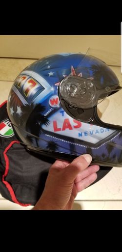 Brand new custom airbrush helmet