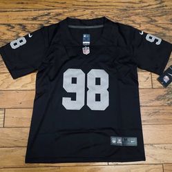 Youth Adult And Womens Black Maxx Crosby Oakland Raiders Jersey