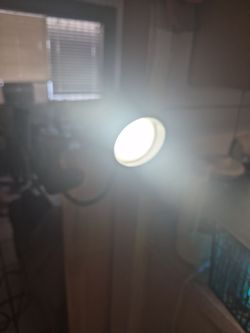 Night lamp holding by wall