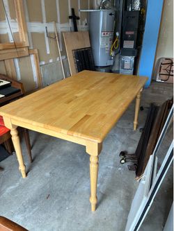 5ftx3ft wood table