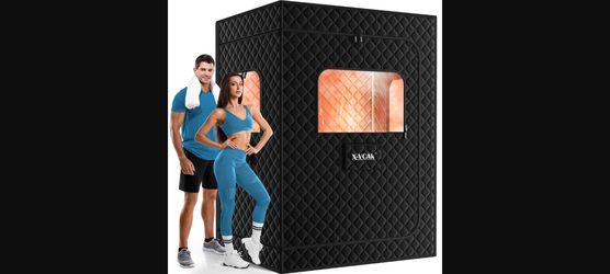 Portable XL Steam Sauna Tent - 2 Person, 71"x49"x36"
