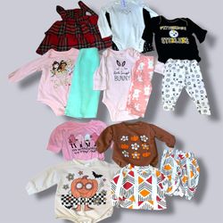 Baby Girls' Mixed Lot of clothes sizes 0-3 months