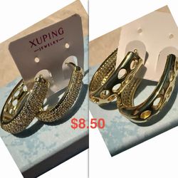 Aretitos. Vañiados de 18 k