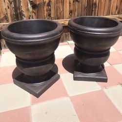 New Flower Pots Made Out Of Cement 