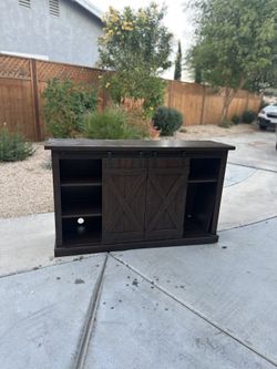 Dark Brown Entertainment Center 