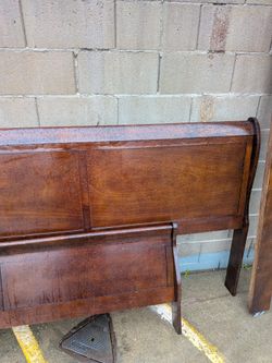 Walnut Wood Bed Frame