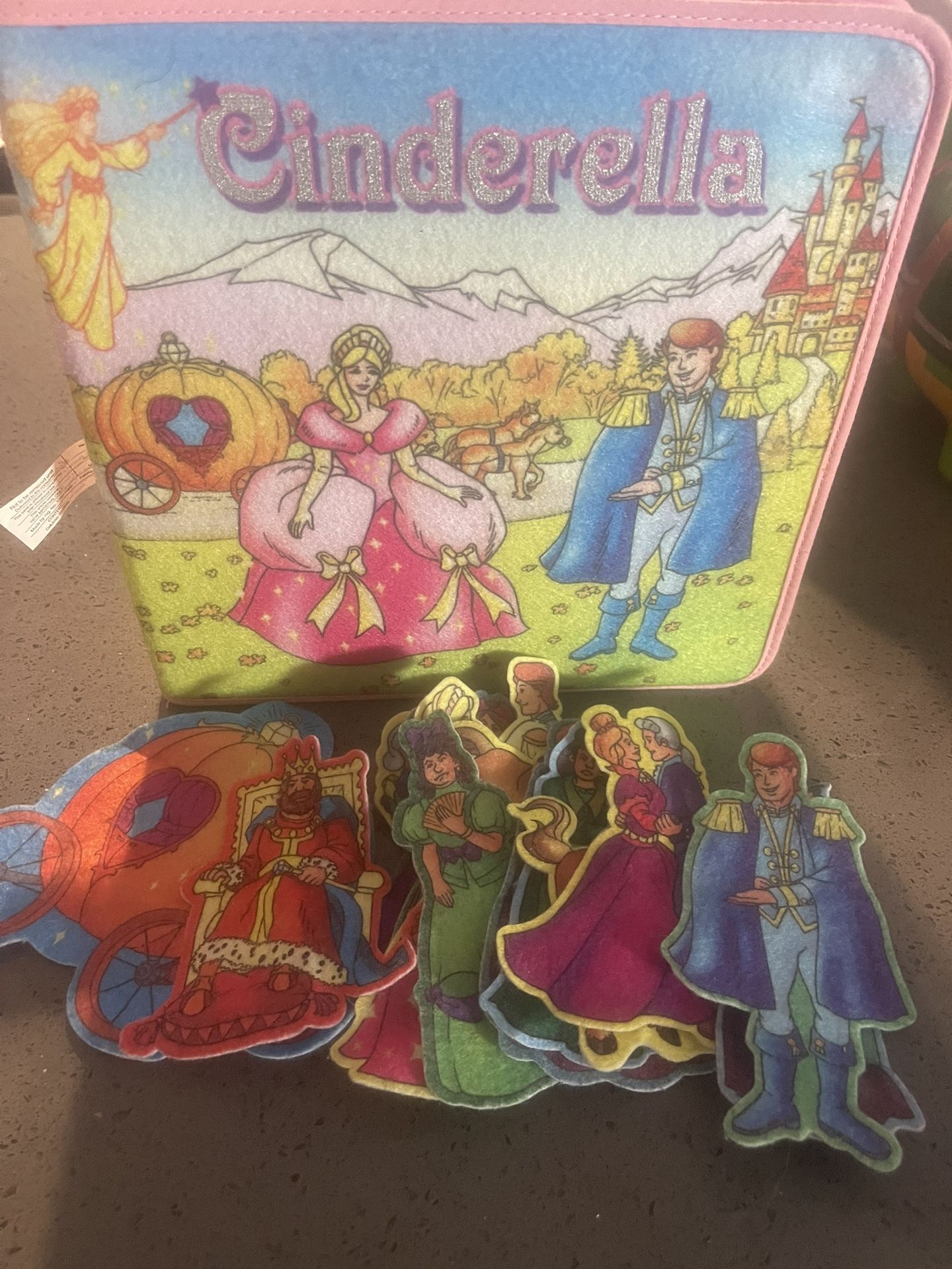 Cinderella Felt Activity Book