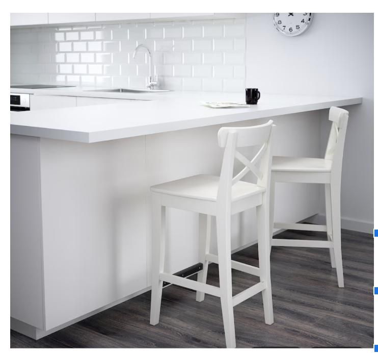 Ikea White High Chairs