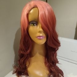Human Hair Blend Wig 