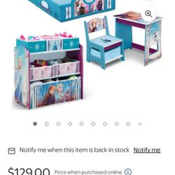 4 In 1 Frozen Bedroom Set Toddler 
