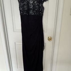 Gown-Elegant Blue Evening Gown