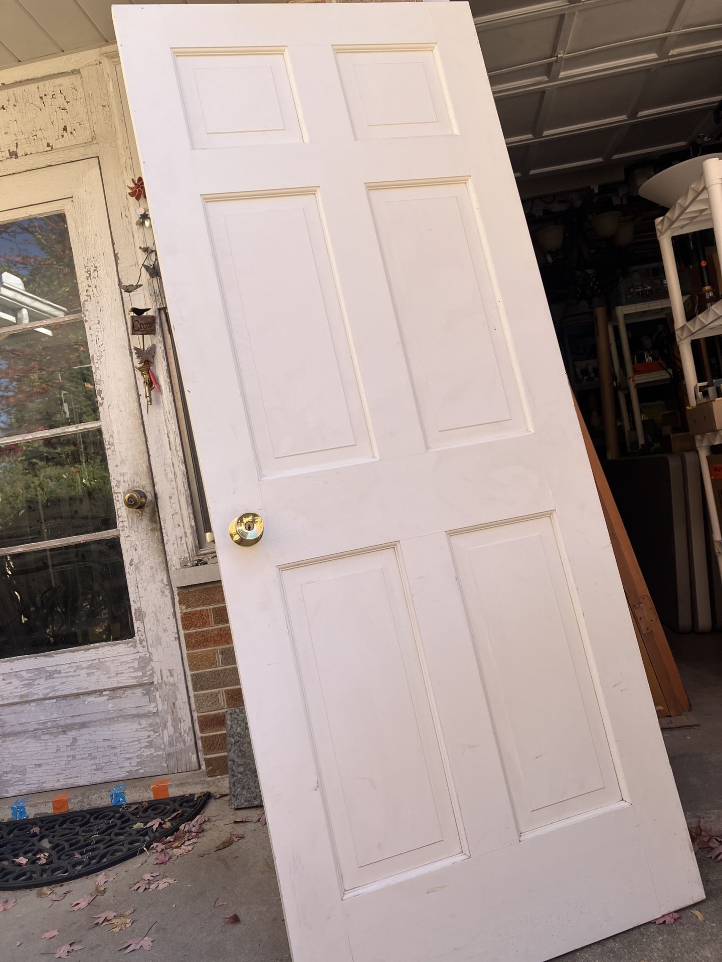 6-Panel Hardwood Interior Door