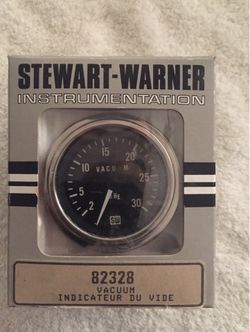 Stewart Warner vacuum guage
