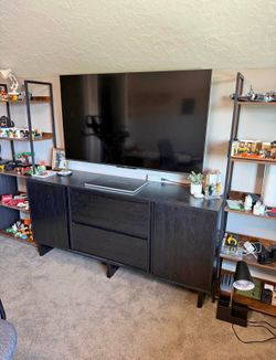 Black Wood entertainment center