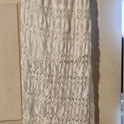 White Dress Strapless